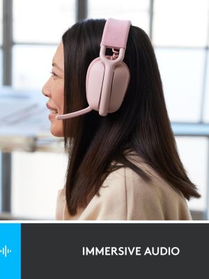 LOGITECH Zone Vibe 100 Wireless Headset - Rose