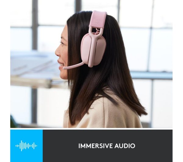 LOGITECH Zone Vibe 100 Wireless Headset - Rose