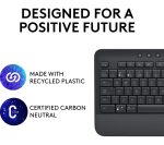 LOGITECH MX Keys Mini for Mac Wireless Keyboard - Pale Grey