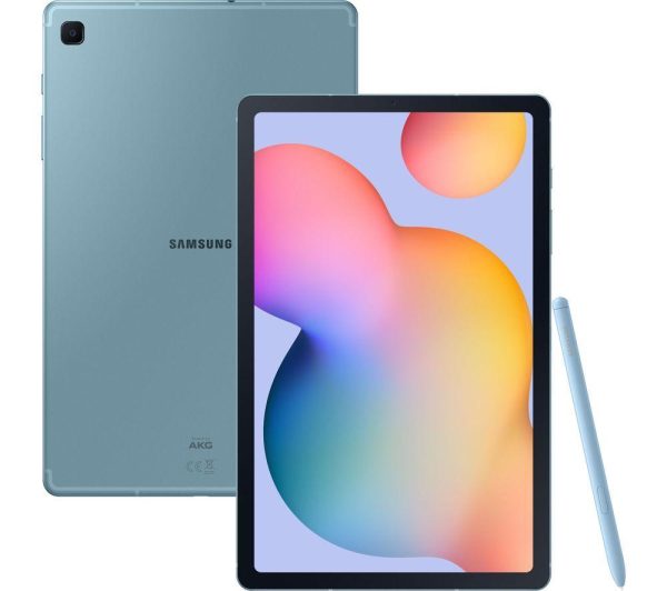 SAMSUNG Galaxy Tab S6 Lite 10.4” Tablet & Book Cover Bundle - 64 GB, Blue