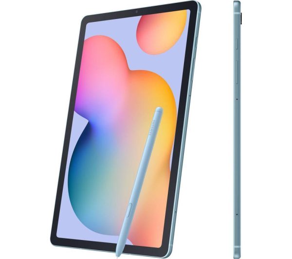 SAMSUNG Galaxy Tab S6 Lite 10.4” Tablet & Book Cover Bundle - 64 GB, Blue