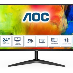 AOC 24B1H Full HD 24" VA Monitor - Black