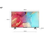 TCL 43RC630K Roku TV 43" Smart 4K Ultra HD HDR QLED TV
