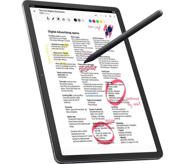 LENOVO Tab P11 Pro 2nd Gen 11.2" Tablet - 256 GB, Storm Grey