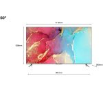 TCL 50RC630K Roku TV 50" Smart 4K Ultra HD HDR QLED TV