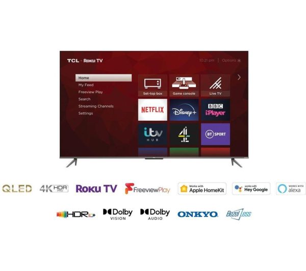 TCL 50RC630K Roku TV 50" Smart 4K Ultra HD HDR QLED TV