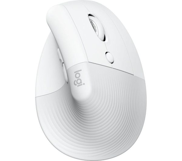 LOGITECH Lift Vertical For Mac Wireless Optical Ergonomic Mouse - Space Grey