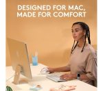 LOGITECH Lift Vertical For Mac Wireless Optical Ergonomic Mouse - Space Grey