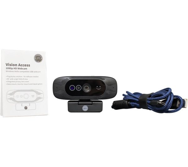 JPL Vision Access Windows Hello Compatible Full HD Webcam