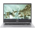 ASUS CX1 14" Chromebook - IntelÂ® CeleronÂ®, 64 GB eMMC, Silver