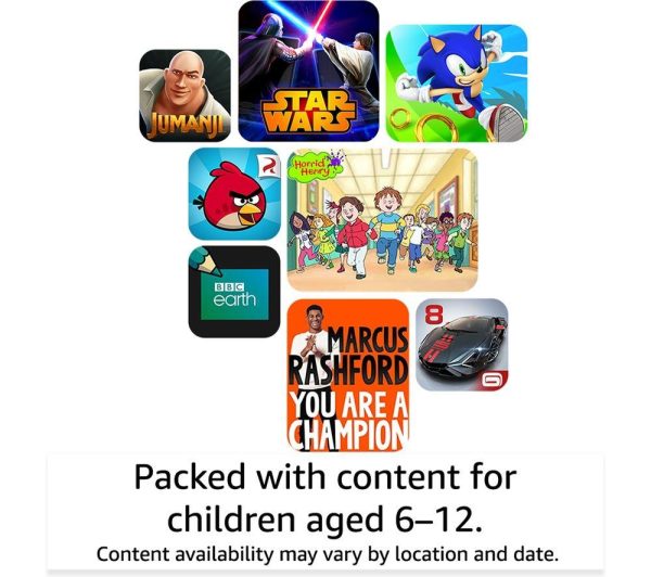AMAZON Fire HD Pro 8" Kids (ages 6-12) Tablet (2022) - 32 GB, Cyber Sky