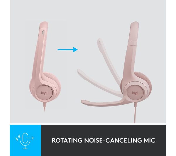 LOGITECH H390 Headset - Rose