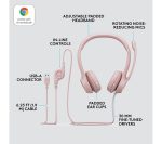 LOGITECH H390 Headset - Rose