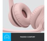 LOGITECH H390 Headset - Rose