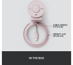 LOGITECH Brio 300 Full HD Webcam - Rose