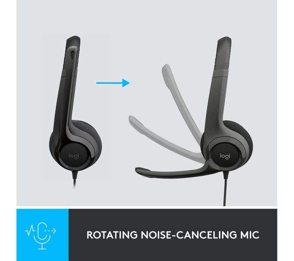 LOGITECH H390 Headset - Graphite