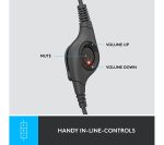 LOGITECH H390 Headset - Graphite