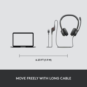 LOGITECH H390 Headset - Graphite
