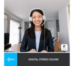 LOGITECH H390 Headset - Off-White