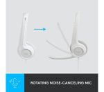 LOGITECH H390 Headset - Off-White