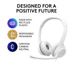 LOGITECH H390 Headset - Off-White