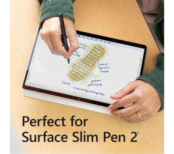 MICROSOFT 13" Surface Pro 9, 1 Year + 3 Months 365 Personal (5 devices), Type Cover & Slim Pen 2 Bundle - Intel® Core i5, 256 GB SSD, Platinum