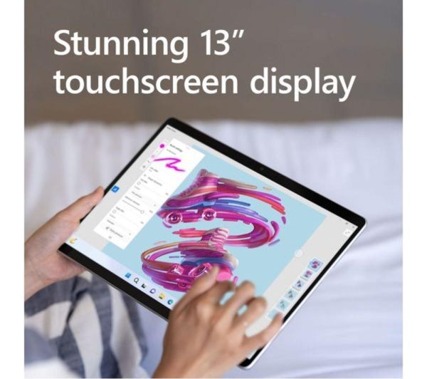 MICROSOFT 13" Surface Pro 9, 1 Year + 3 Months 365 Personal (5 devices), Type Cover & Slim Pen 2 Bundle - Intel® Core i5, 256 GB SSD, Platinum
