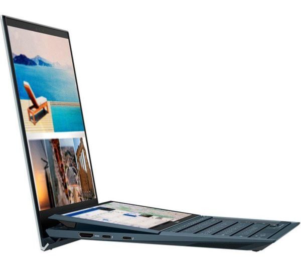 ASUS Zenbook Duo 14 UX482EA 14" Refurbished Laptop - Intel® Core i7, 512 GB SSD, Blue (Very Good Condition)
