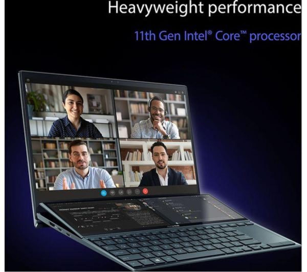 ASUS Zenbook Duo 14 UX482EA 14" Refurbished Laptop - Intel® Core i7, 512 GB SSD, Blue (Very Good Condition)