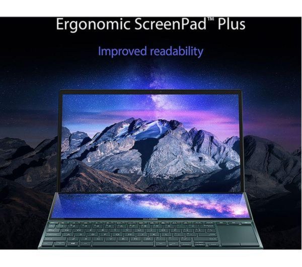 ASUS Zenbook Duo 14 UX482EA 14" Refurbished Laptop - Intel® Core i7, 512 GB SSD, Blue (Very Good Condition)