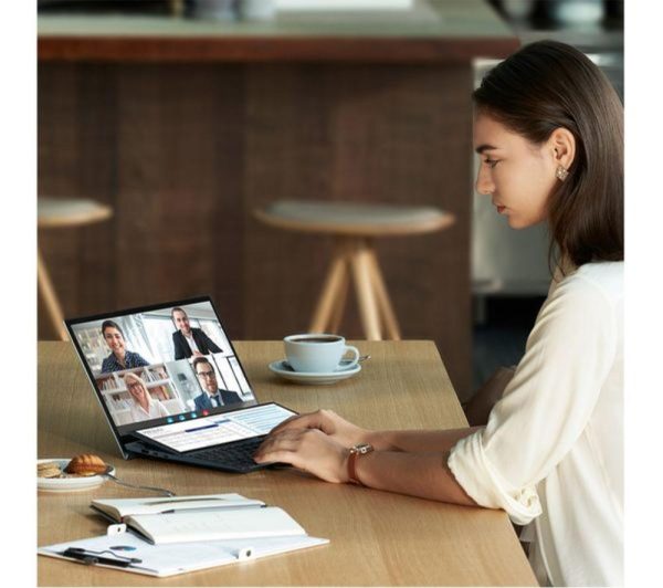 ASUS Zenbook Duo 14 UX482EA 14" Refurbished Laptop - Intel® Core i7, 512 GB SSD, Blue (Very Good Condition)