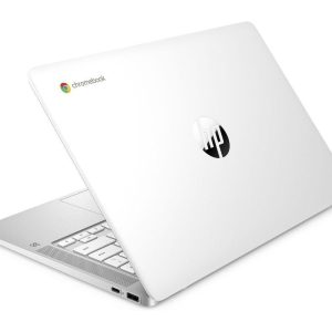 HP 14a-na0509sa 14" Refurbished Chromebook - IntelÂ® PentiumÂ® Silver, 64 GB eMMC, White (Very Good Condition)