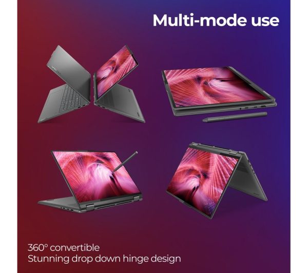 LENOVO Yoga 7i 16" 2 in 1 Laptop - Intel® Core i7, 512 GB SSD, Grey