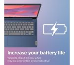 LENOVO IdeaPad Slim 3 14" Chromebook - MediaTek Kompanio 520, 64 GB eMMC, Blue
