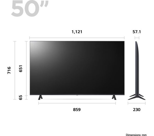 LG 50UR78006LK 50" Smart 4K Ultra HD HDR LED TV