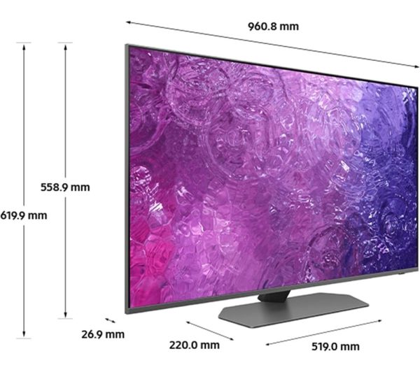 SAMSUNG QN90C 43 inch Smart 4K Ultra HD HDR Neo QLED TV (2023) - QE43QN90C