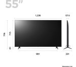 LG 55UR80006LJ 55" Smart 4K Ultra HD HDR LED TV with Amazon Alexa