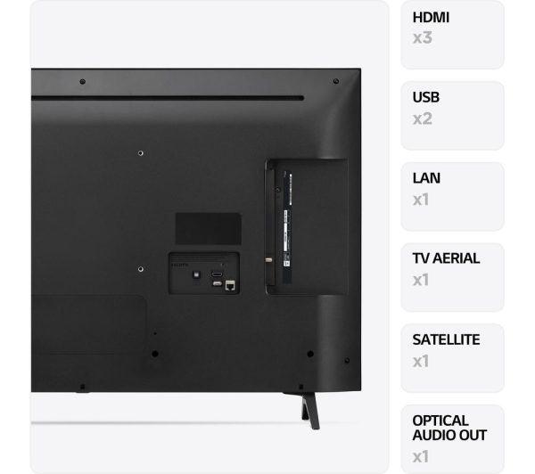 LG 43UR80006LJ 43" Smart 4K Ultra HD HDR LED TV with Amazon Alexa