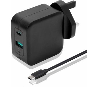 LOGIK LTC65W24 Universal USB Type-C & USB Charger - 1.8 m