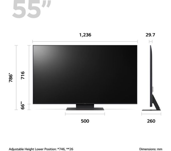 LG 55UR91006LA 55" Smart 4K Ultra HD HDR LED TV with Amazon Alexa