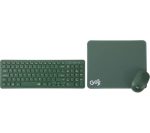 GOJI 3-in-1 Wireless Keyboard & Mouse Set - Green