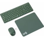 GOJI 3-in-1 Wireless Keyboard & Mouse Set - Green