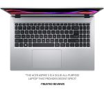 ACER Aspire 3 15.6" Laptop - AMD Ryzen 3, 128 GB SSD, Silver