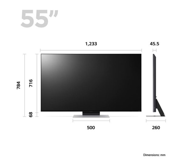 LG 55QNED866RE 55" Smart 4K Ultra HD HDR QNED TV with Amazon Alexa