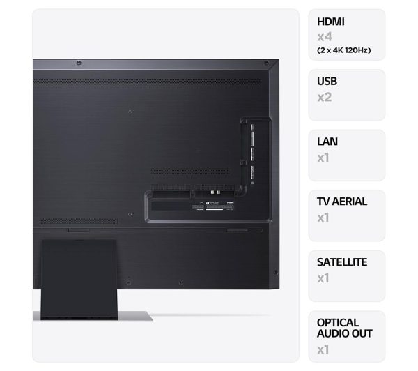 LG 55QNED866RE 55" Smart 4K Ultra HD HDR QNED TV with Amazon Alexa