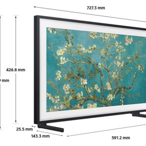 SAMSUNG The Frame 32 inch Smart Full HD HDR QLED TV with Wall Mount (2023) - QE32LS03C