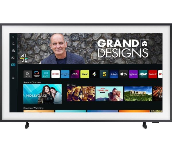 SAMSUNG The Frame 43 inch Smart 4K HDR QLED TV with Wall Mount (2023) - QE43LS03B