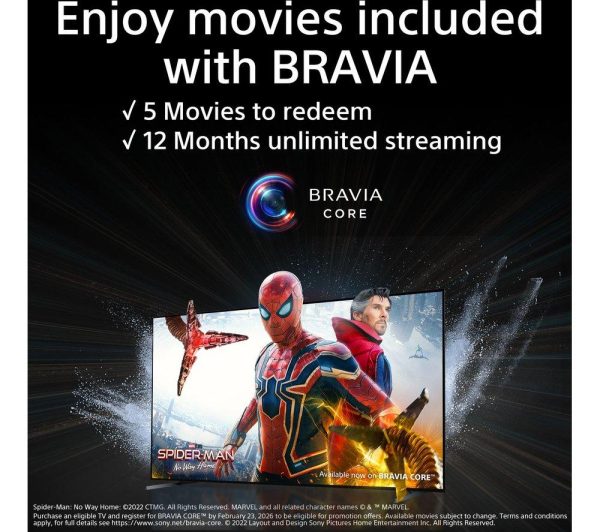 SONY BRAVIA KD-65X75WLU 65" Smart 4K Ultra HD HDR LED TV with Google TV & Assistant