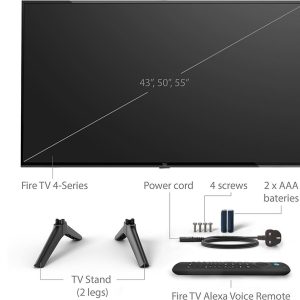 AMAZON 4-Series Fire TV 4K55N400U 55" Smart 4K Ultra HD HDR LED TV with Amazon Alexa
