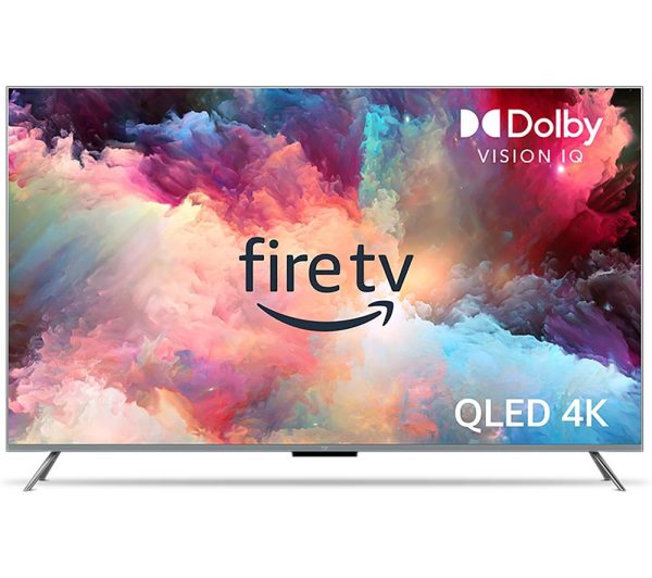 AMAZON Omni QLED Series Fire TV QL65F601U 65" Smart 4K Ultra HD HDR TV with Amazon Alexa